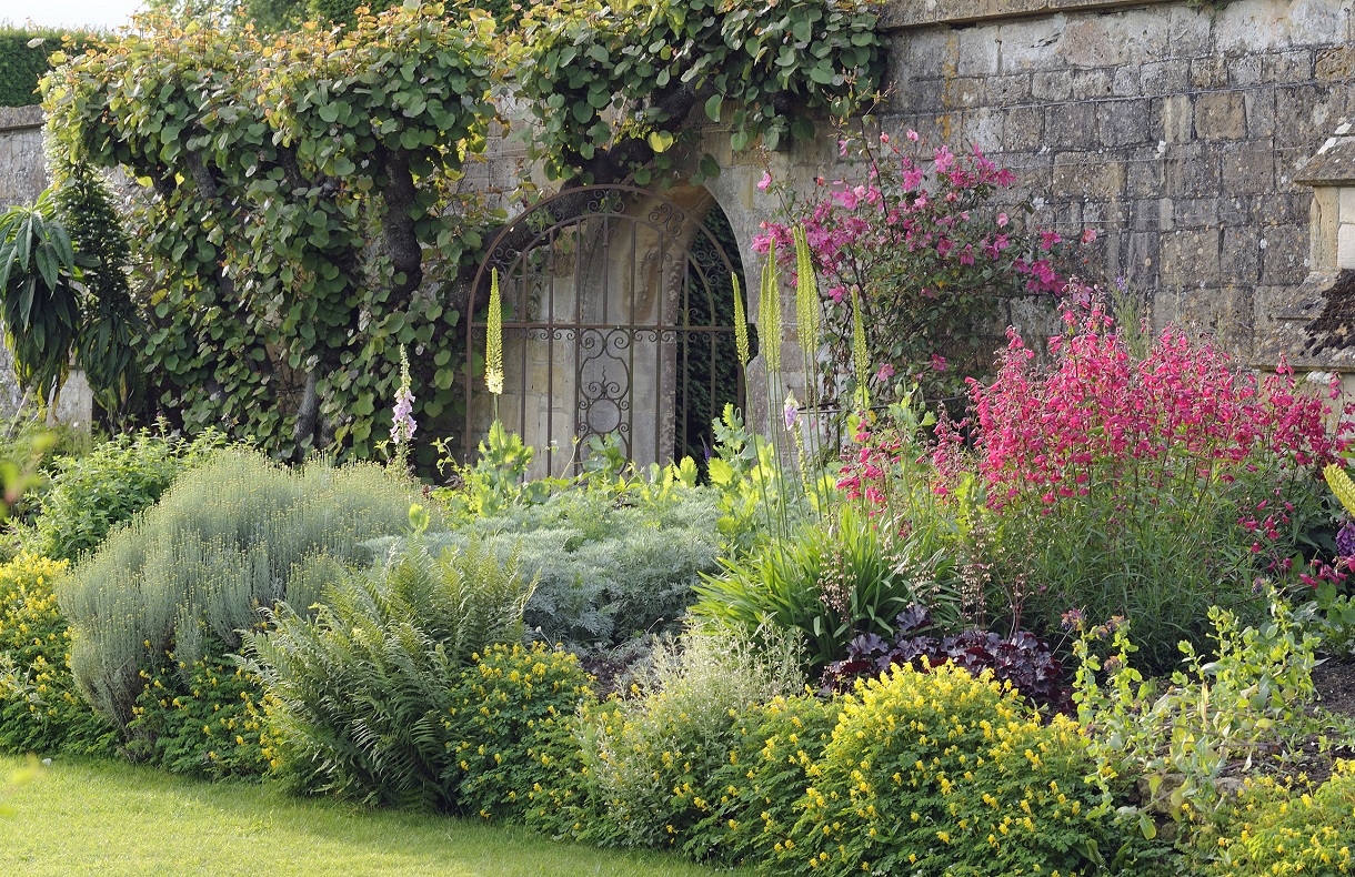 Secret gardens at Sudeley Castle, Winchcombe Cheltenham